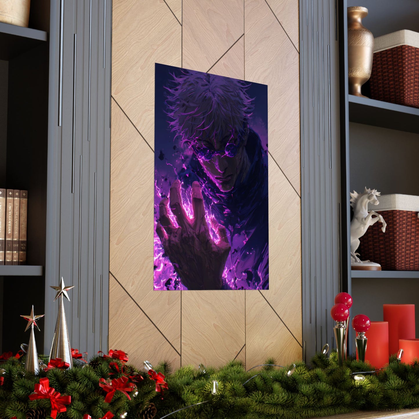 Gojo Satoru, Limitless Power Jujutsu Kaisen Anime Matte Vertical Poster Wall Art