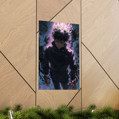 Megumi Fushiguro, Jujutsu Kaisen Anime Matte Vertical Poster Wall Art