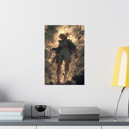 Tsunade Senju, Naruto Shippuden Anime Fan Art Matte Vertical Poster Wall Art