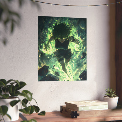 Tornado Of Terror Tatsumaki, One Punch Man Anime Matte Vertical Poster Wall Art