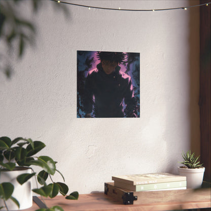Megumi Fushiguro, Jujutsu Kaisen Anime Matte Vertical Poster Wall Art