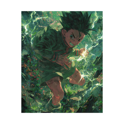 Gon Freecss, Hunter X Hunter Anime Matte Vertical Poster Wall Art