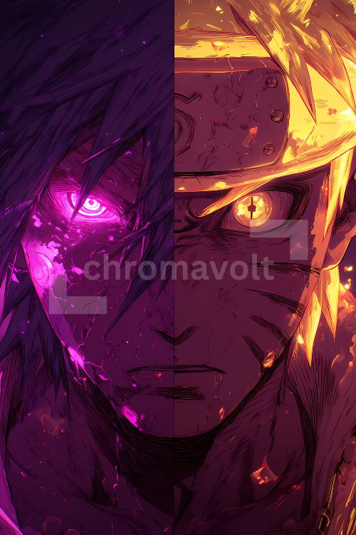 Naruto Shippuden Anime Posters, Matte Vertical Poster Wall Art