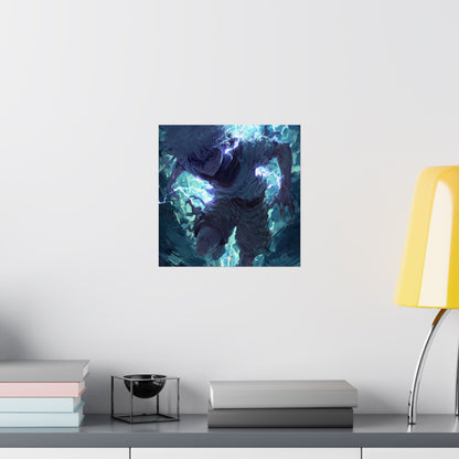 Killua Zoldyck, Hunter X Hunter Anime Matte Vertical Poster Wall Art