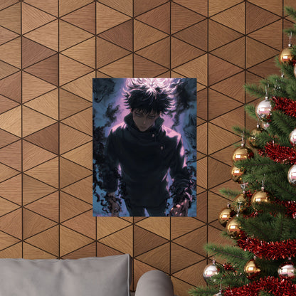 Megumi Fushiguro, Jujutsu Kaisen Anime Matte Vertical Poster Wall Art