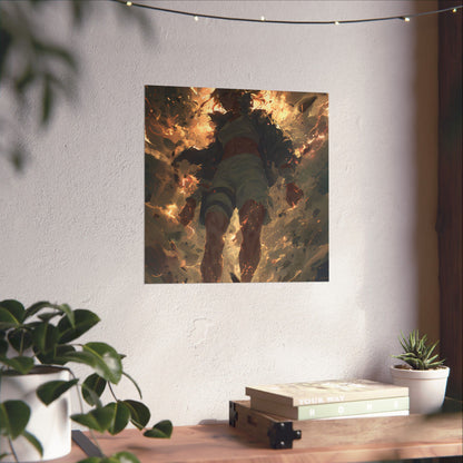 Tsunade Senju, Naruto Shippuden Anime Fan Art Matte Vertical Poster Wall Art