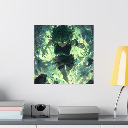 Tornado Of Terror Tatsumaki, One Punch Man Anime Matte Vertical Poster Wall Art