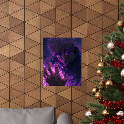 Gojo Satoru, Limitless Power Jujutsu Kaisen Anime Matte Vertical Poster Wall Art