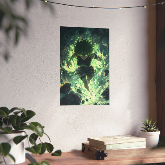 Tornado Of Terror Tatsumaki, One Punch Man Anime Matte Vertical Poster Wall Art