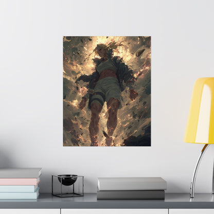 Tsunade Senju, Naruto Shippuden Anime Fan Art Matte Vertical Poster Wall Art