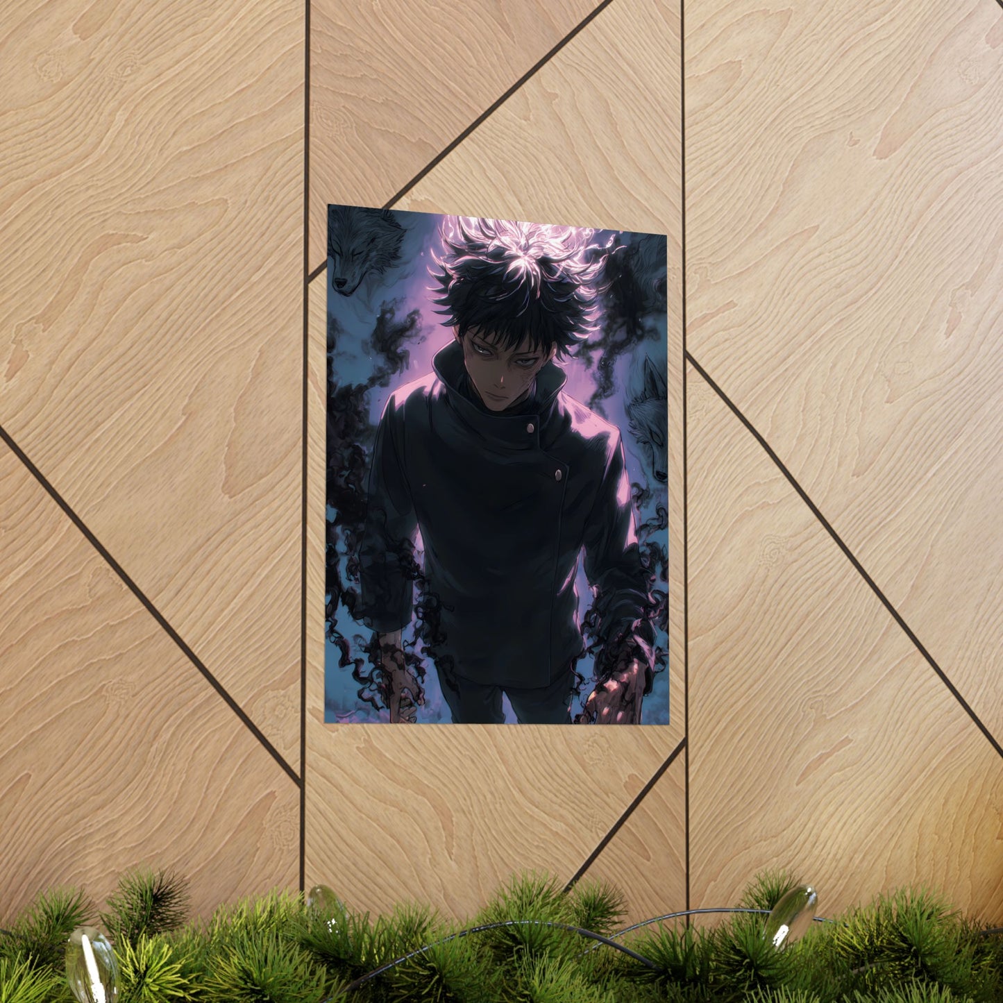 Megumi Fushiguro, Jujutsu Kaisen Anime Matte Vertical Poster Wall Art