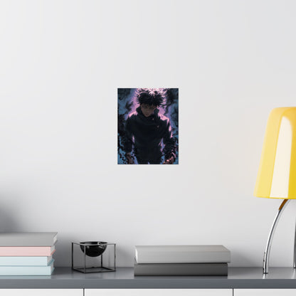 Megumi Fushiguro, Jujutsu Kaisen Anime Matte Vertical Poster Wall Art