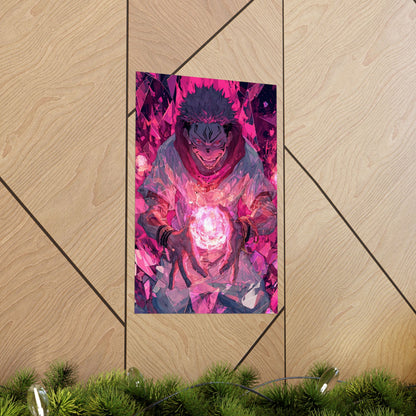 Ryomen Sukuna, Jujutsu Kaisen Anime Matte Vertical Poster Wall Art
