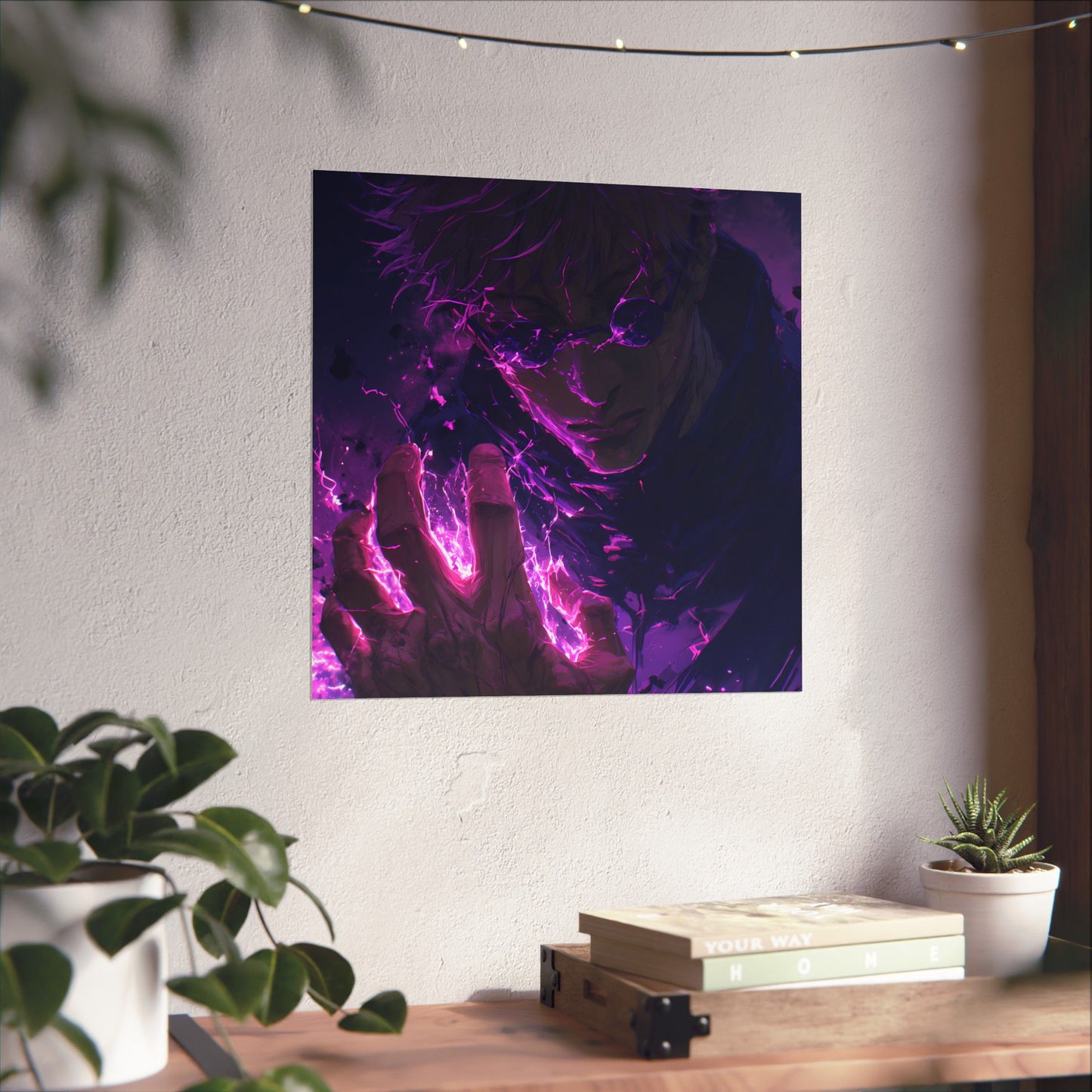 Gojo Satoru, Limitless Power Jujutsu Kaisen Anime Matte Vertical Poster Wall Art