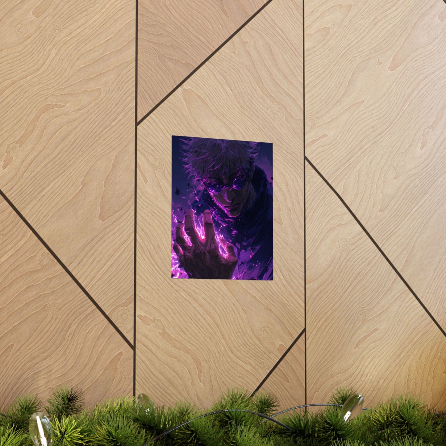 Gojo Satoru, Limitless Power Jujutsu Kaisen Anime Matte Vertical Poster Wall Art