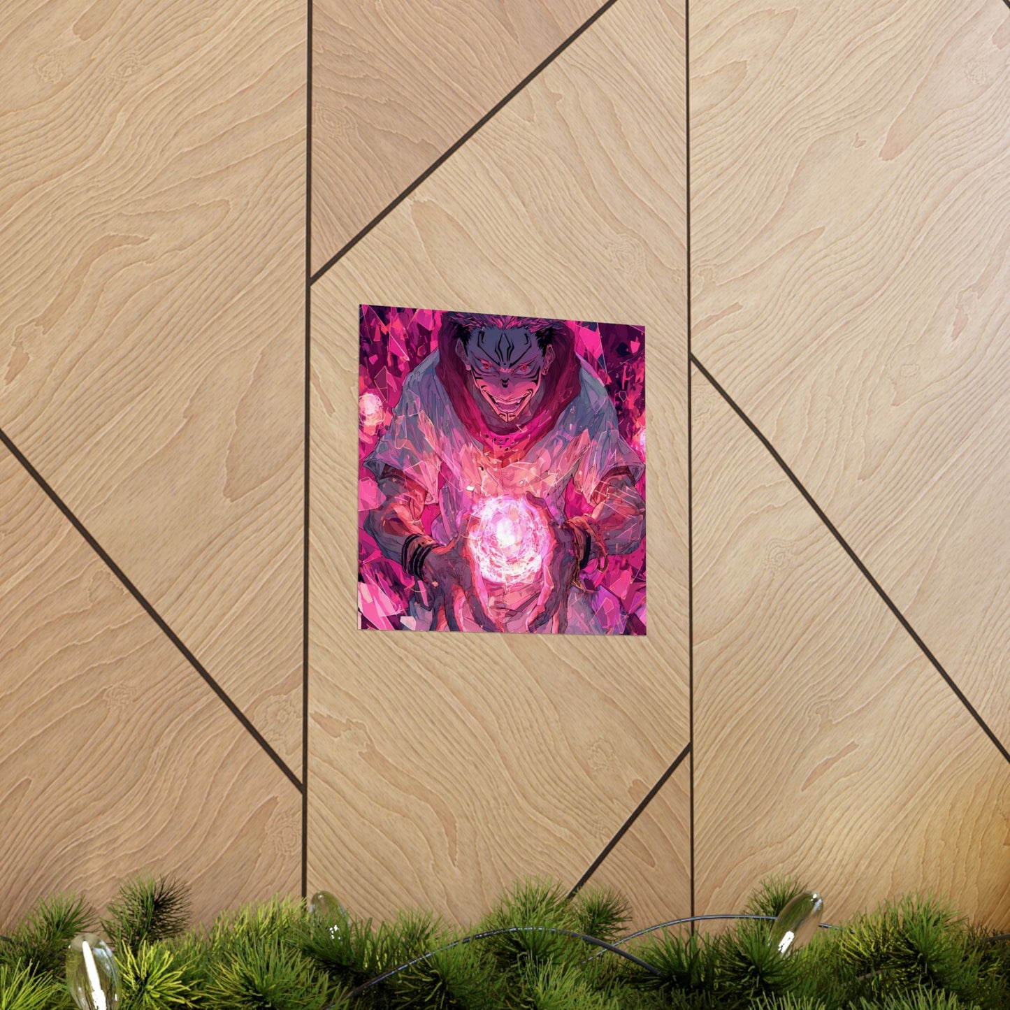 Ryomen Sukuna, Jujutsu Kaisen Anime Matte Vertical Poster Wall Art