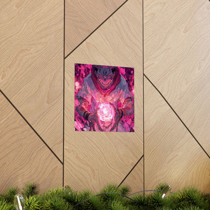 Ryomen Sukuna, Jujutsu Kaisen Anime Matte Vertical Poster Wall Art