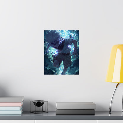Killua Zoldyck, Hunter X Hunter Anime Matte Vertical Poster Wall Art