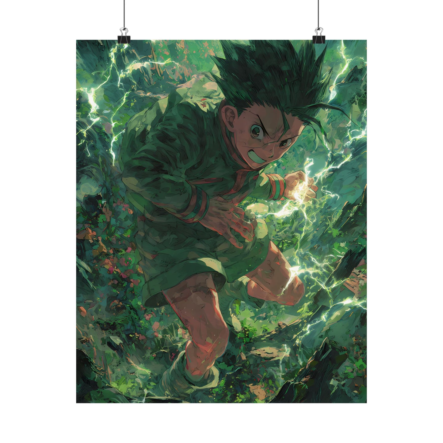 Gon Freecss, Hunter X Hunter Anime Matte Vertical Poster Wall Art