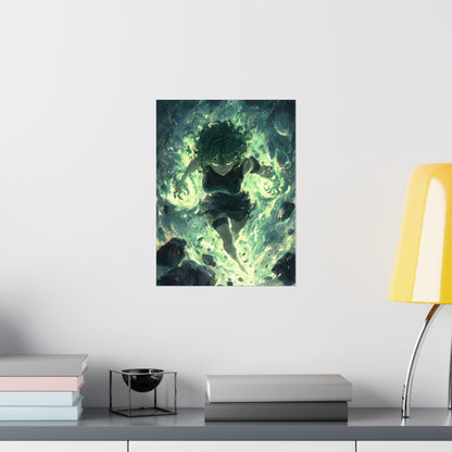 Tornado Of Terror Tatsumaki, One Punch Man Anime Matte Vertical Poster Wall Art