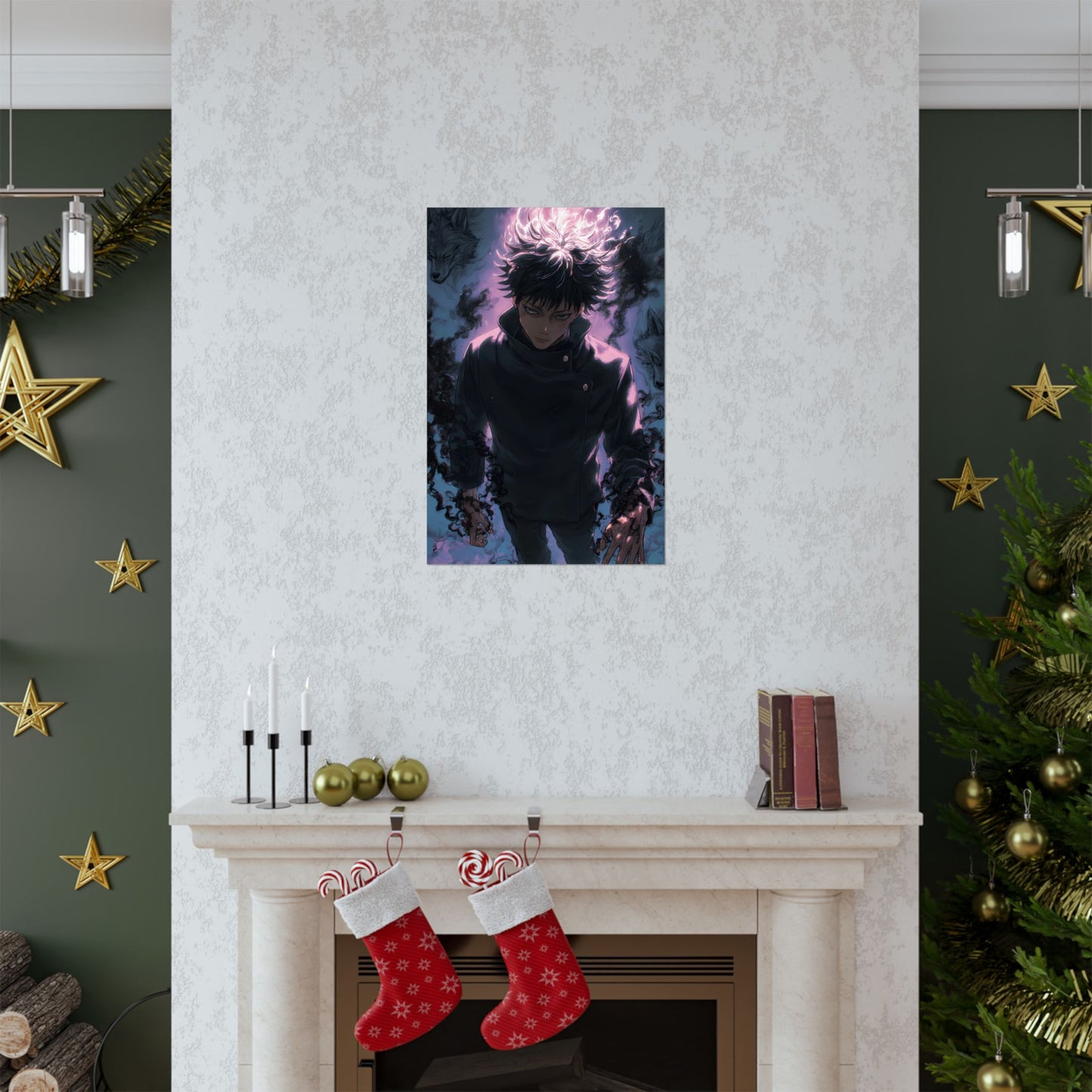 Megumi Fushiguro, Jujutsu Kaisen Anime Matte Vertical Poster Wall Art