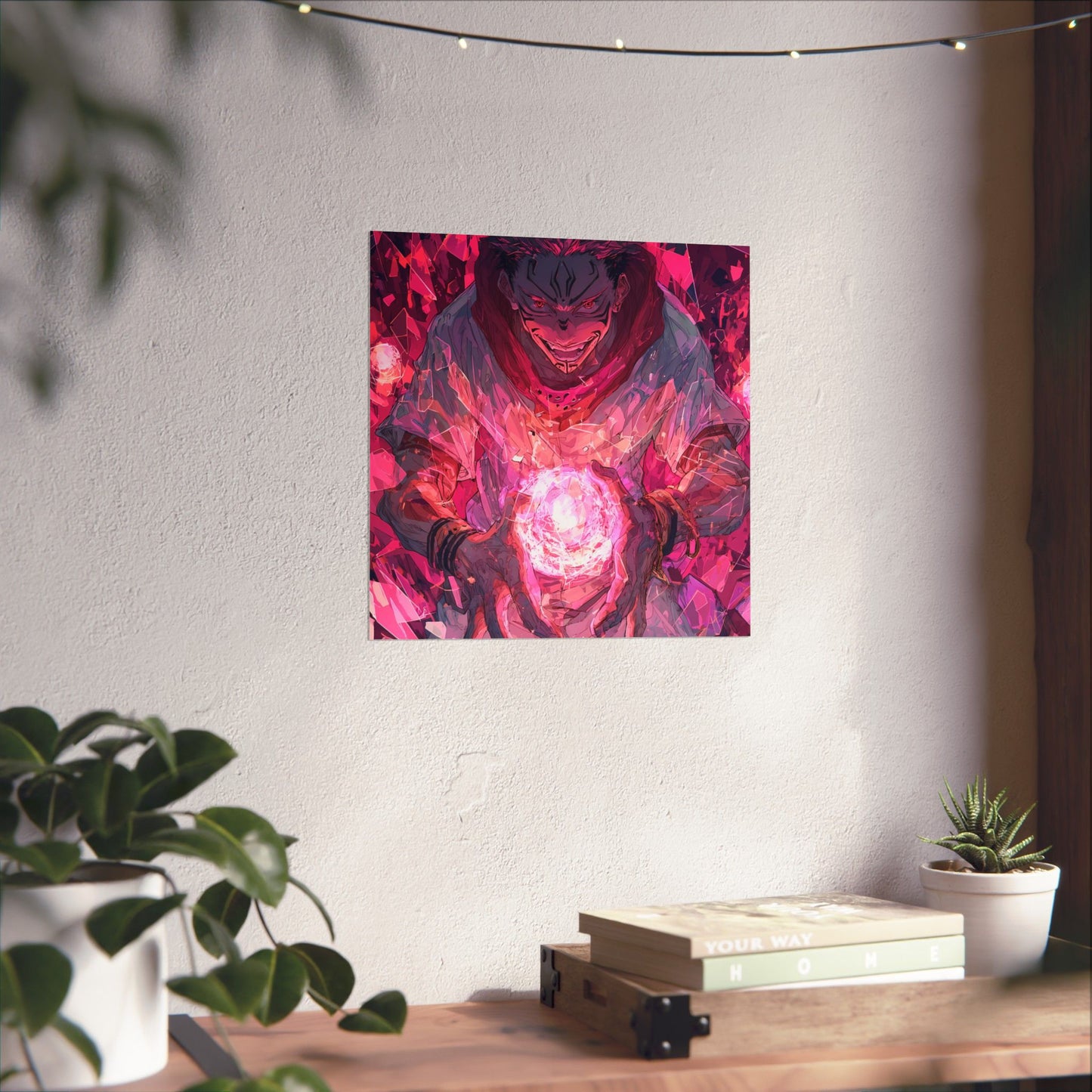 Ryomen Sukuna, Jujutsu Kaisen Anime Matte Vertical Poster Wall Art