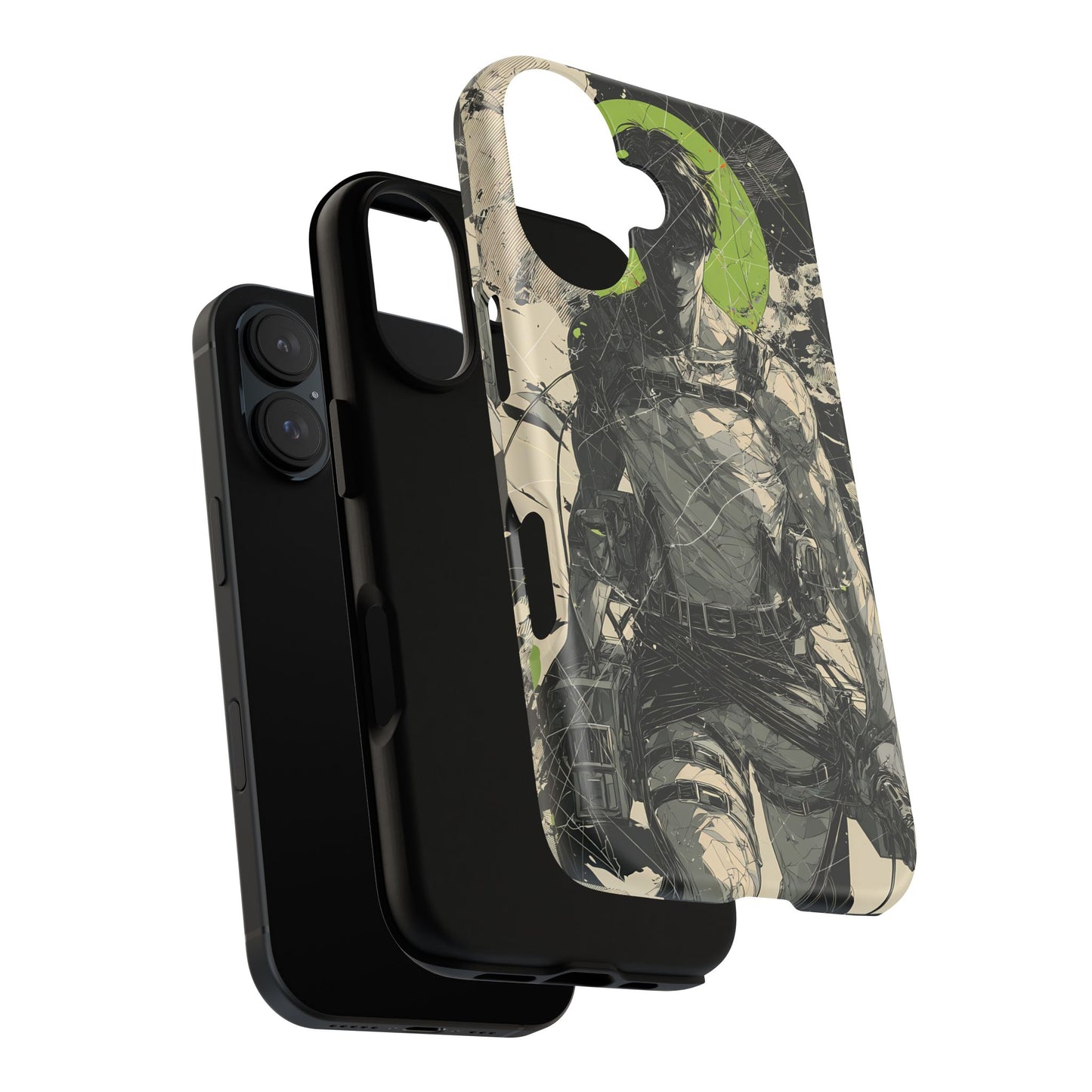 Captain Levi Ackerman, Attack On Titan Anime-Inspired Phone Case: Tough Cases, Phone Cover