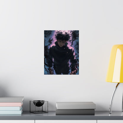 Megumi Fushiguro, Jujutsu Kaisen Anime Matte Vertical Poster Wall Art