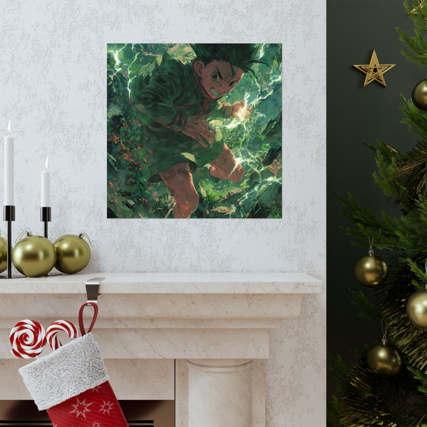 Gon Freecss, Hunter X Hunter Anime Matte Vertical Poster Wall Art