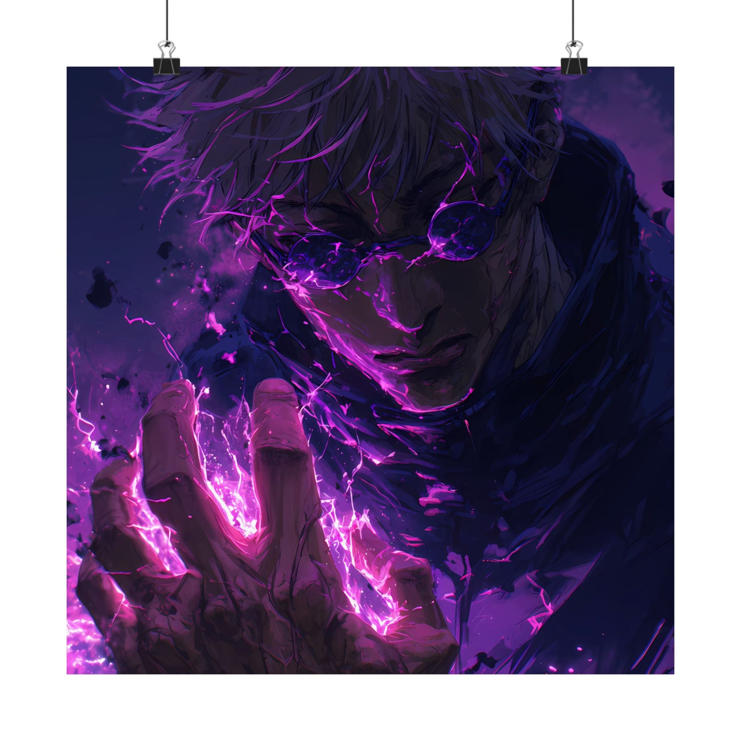 Gojo Satoru, Limitless Power Jujutsu Kaisen Anime Matte Vertical Poster Wall Art