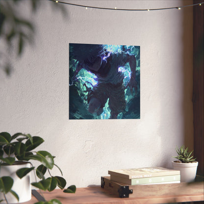 Killua Zoldyck, Hunter X Hunter Anime Matte Vertical Poster Wall Art