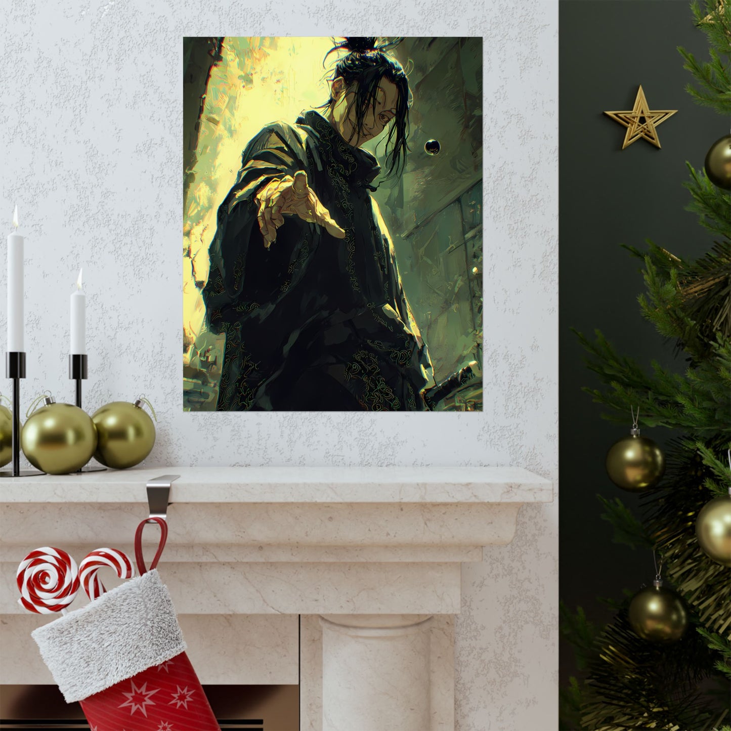 Suguru Geto, Jujutsu Kaisen Anime Matte Vertical Poster Wall Art