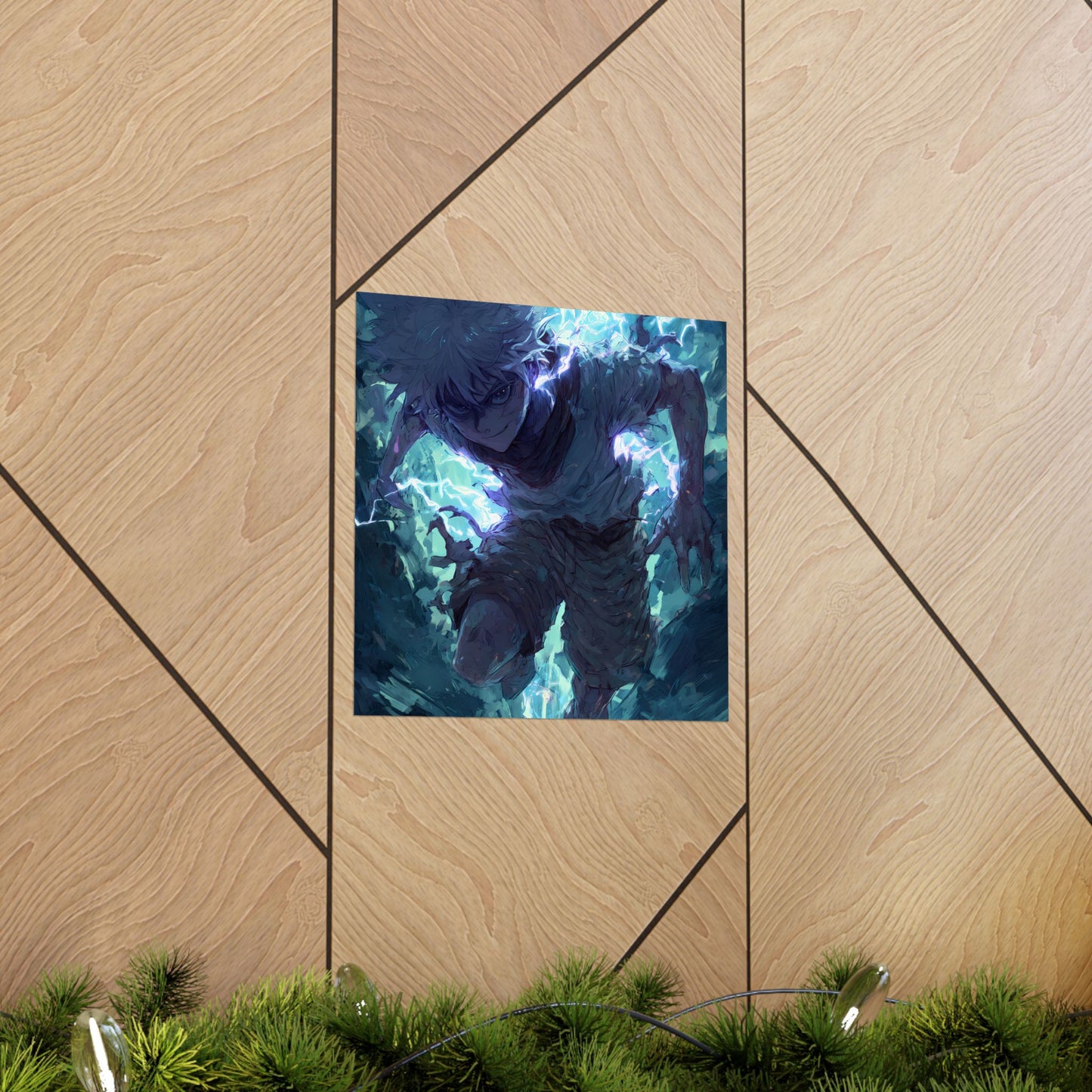 Killua Zoldyck, Hunter X Hunter Anime Matte Vertical Poster Wall Art