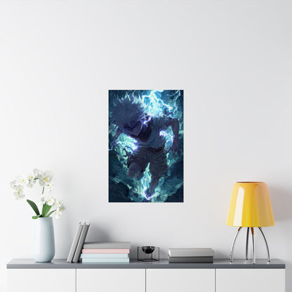 Killua Zoldyck, Hunter X Hunter Anime Matte Vertical Poster Wall Art