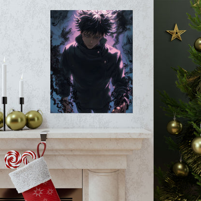 Megumi Fushiguro, Jujutsu Kaisen Anime Matte Vertical Poster Wall Art