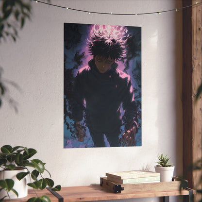 Megumi Fushiguro, Jujutsu Kaisen Anime Matte Vertical Poster Wall Art