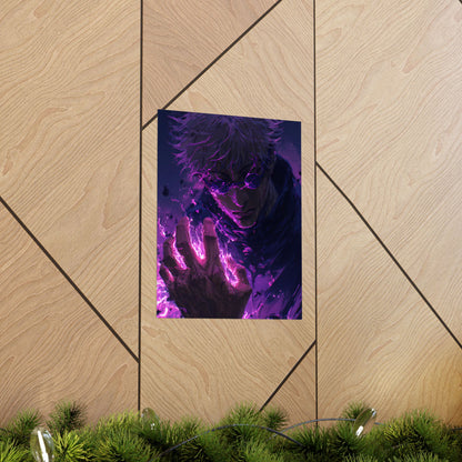 Gojo Satoru, Limitless Power Jujutsu Kaisen Anime Matte Vertical Poster Wall Art
