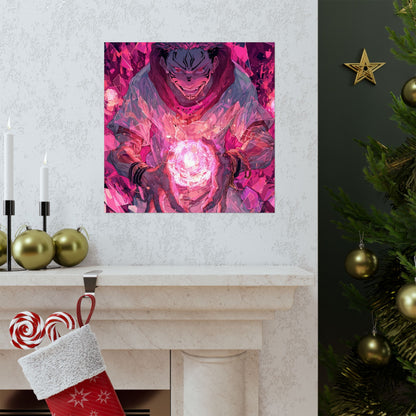 Ryomen Sukuna, Jujutsu Kaisen Anime Matte Vertical Poster Wall Art