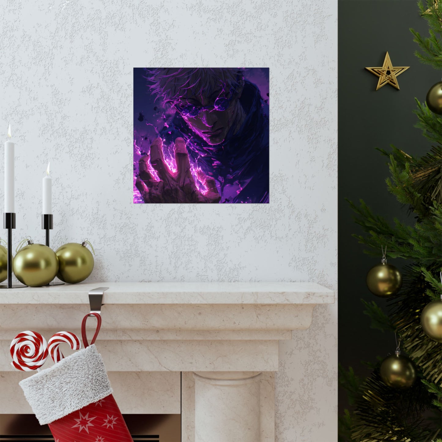 Gojo Satoru, Limitless Power Jujutsu Kaisen Anime Matte Vertical Poster Wall Art