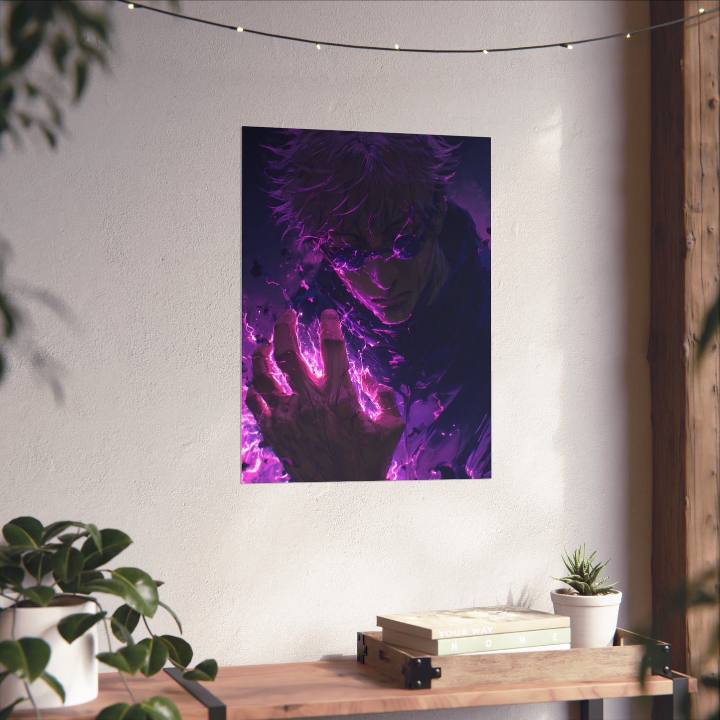 Gojo Satoru, Limitless Power Jujutsu Kaisen Anime Matte Vertical Poster Wall Art