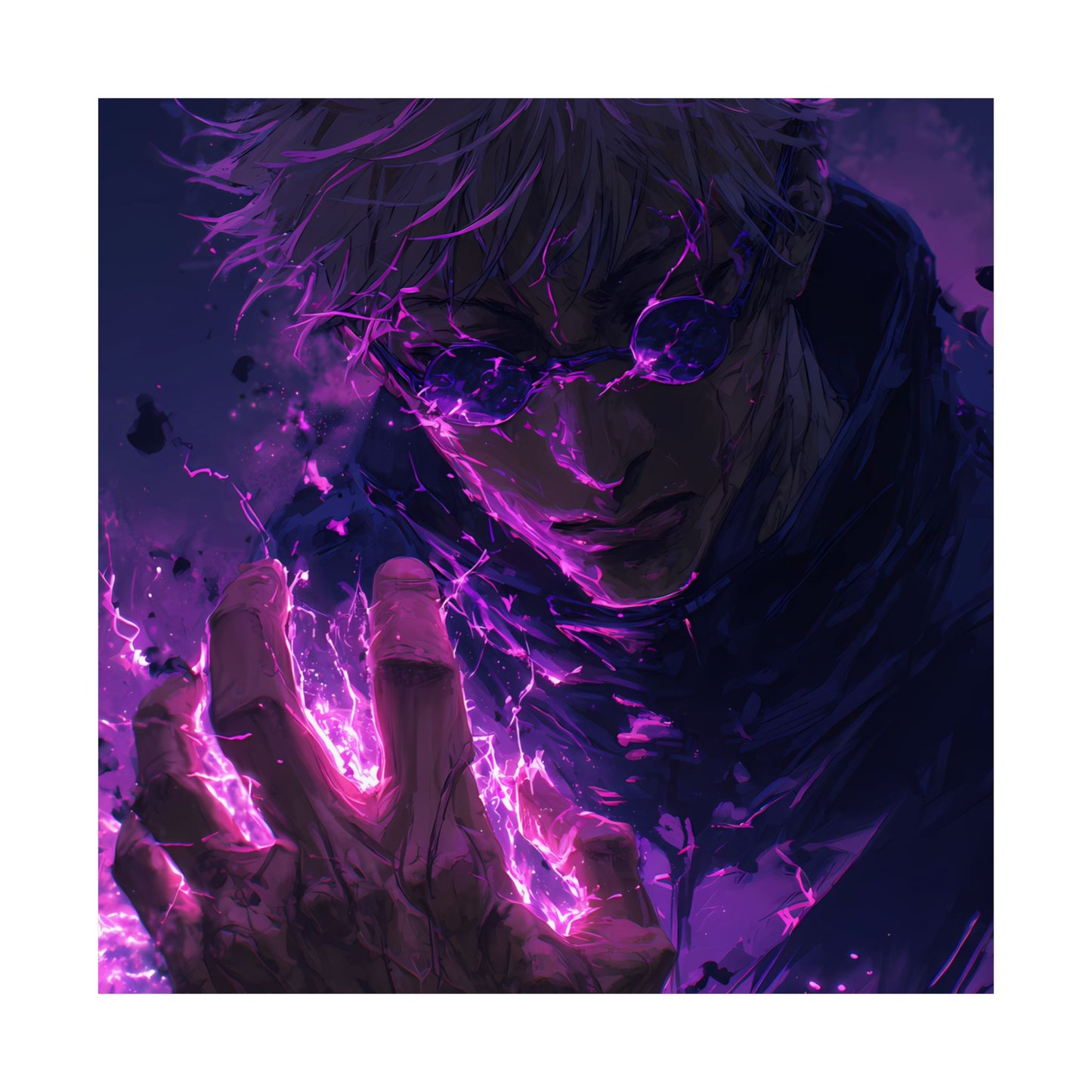 Gojo Satoru, Limitless Power Jujutsu Kaisen Anime Matte Vertical Poster Wall Art