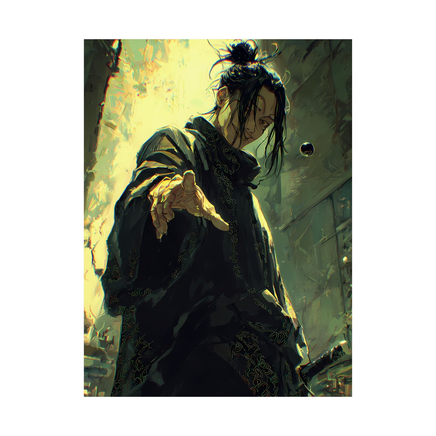 Suguru Geto, Jujutsu Kaisen Anime Matte Vertical Poster Wall Art
