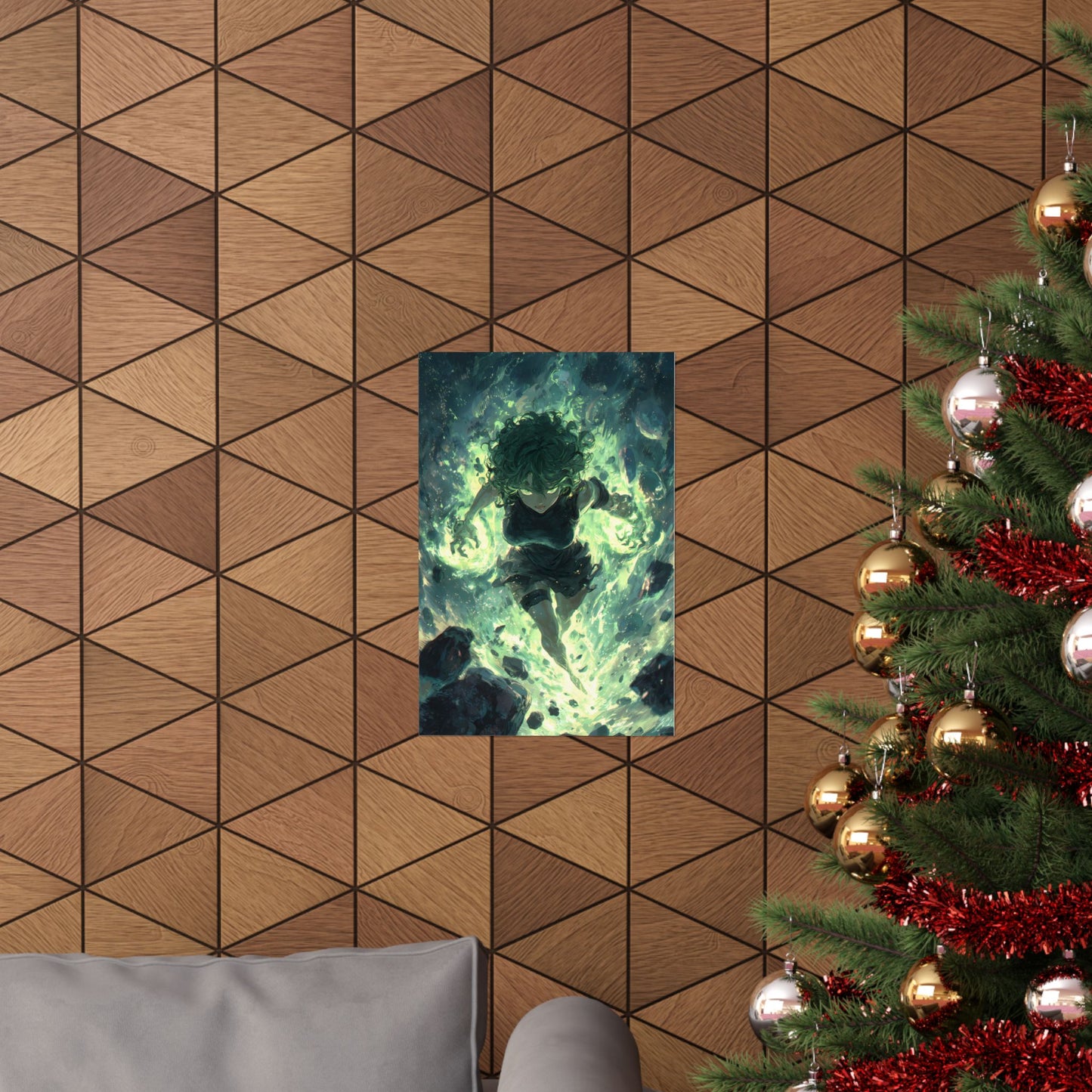Tornado Of Terror Tatsumaki, One Punch Man Anime Matte Vertical Poster Wall Art