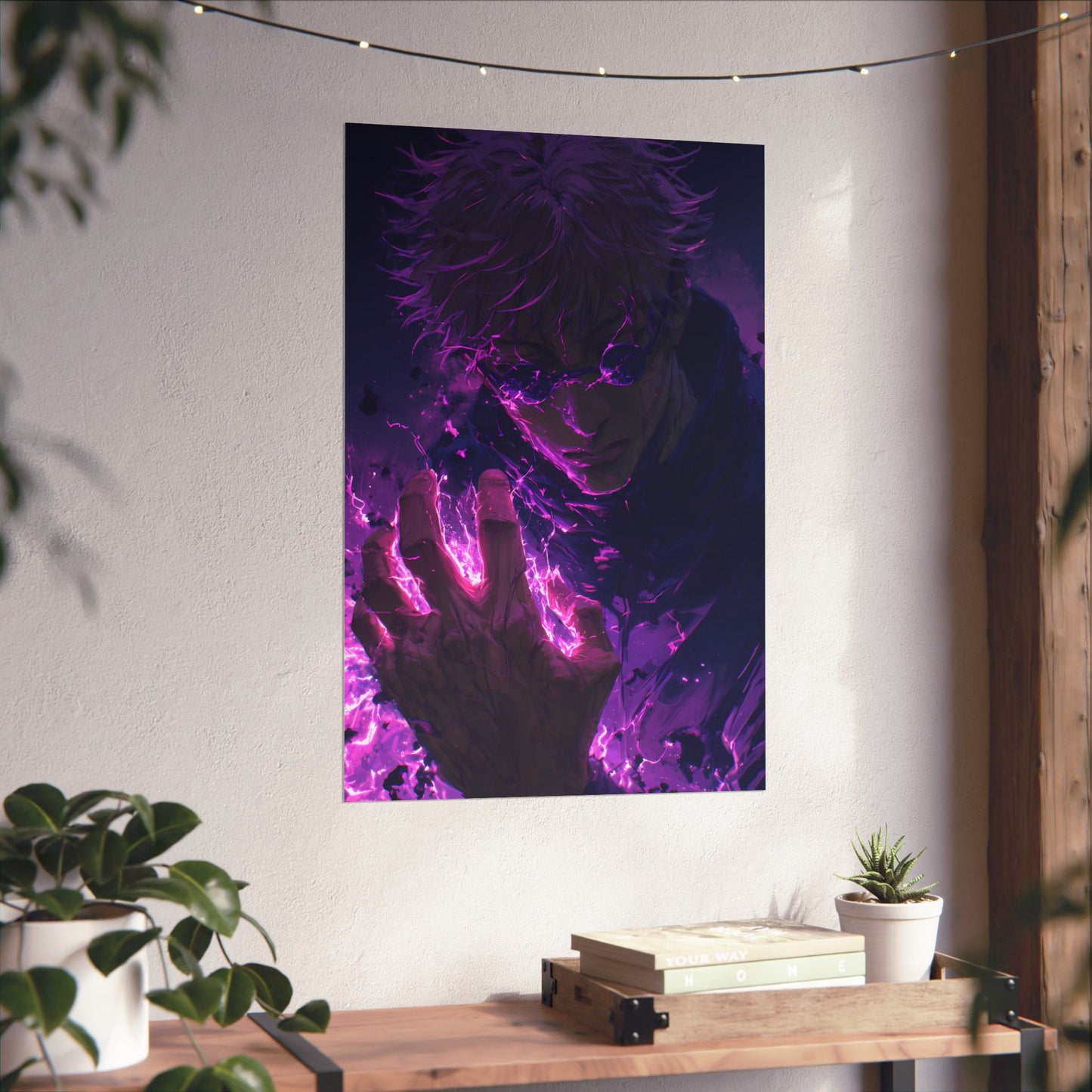 Gojo Satoru, Limitless Power Jujutsu Kaisen Anime Matte Vertical Poster Wall Art