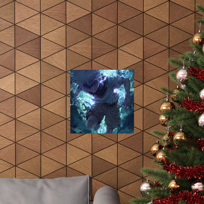 Killua Zoldyck, Hunter X Hunter Anime Matte Vertical Poster Wall Art