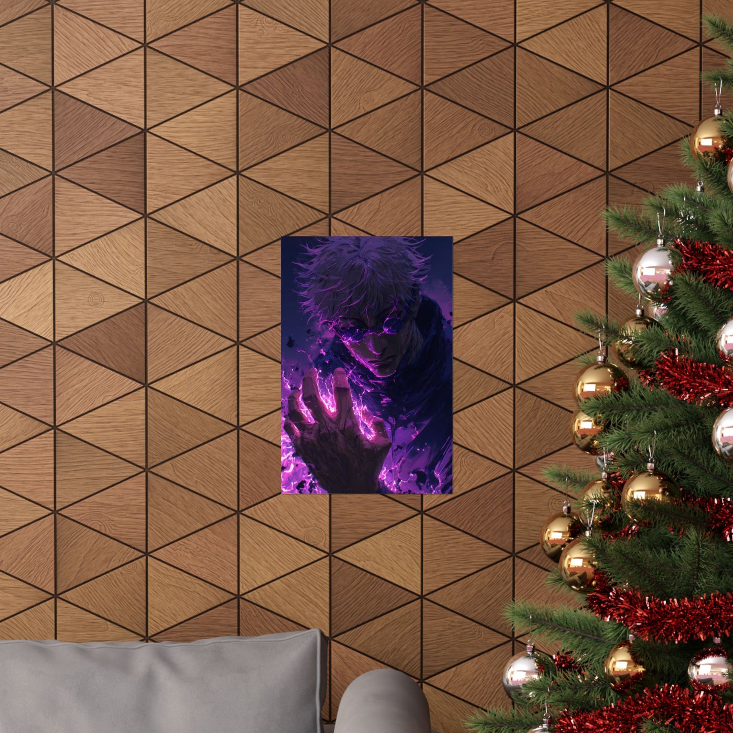 Gojo Satoru, Limitless Power Jujutsu Kaisen Anime Matte Vertical Poster Wall Art