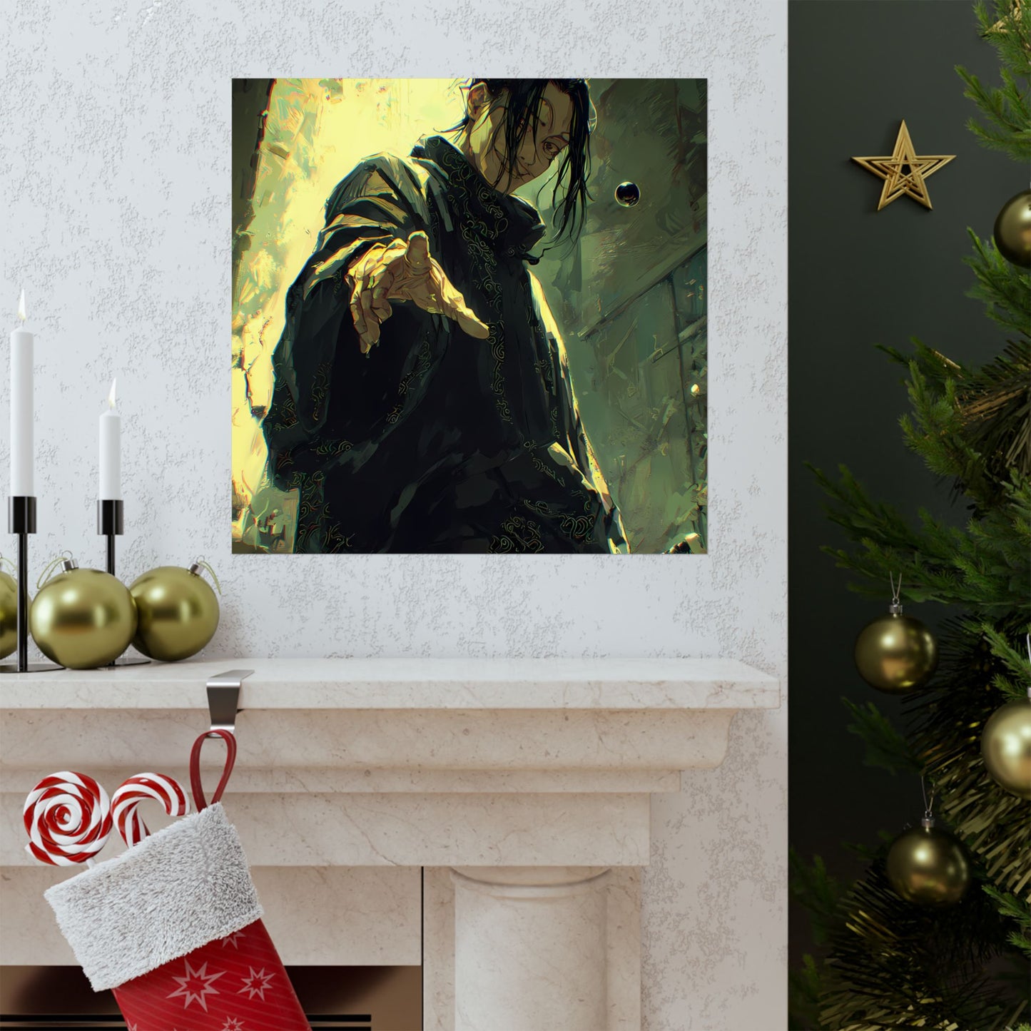 Suguru Geto, Jujutsu Kaisen Anime Matte Vertical Poster Wall Art