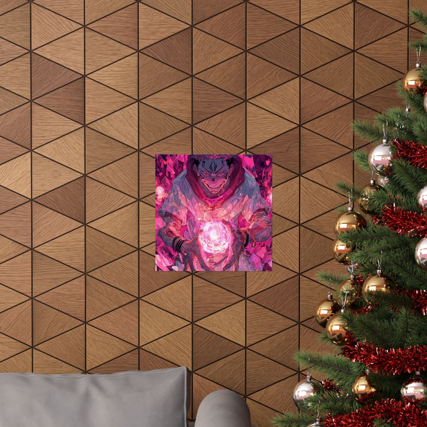 Ryomen Sukuna, Jujutsu Kaisen Anime Matte Vertical Poster Wall Art