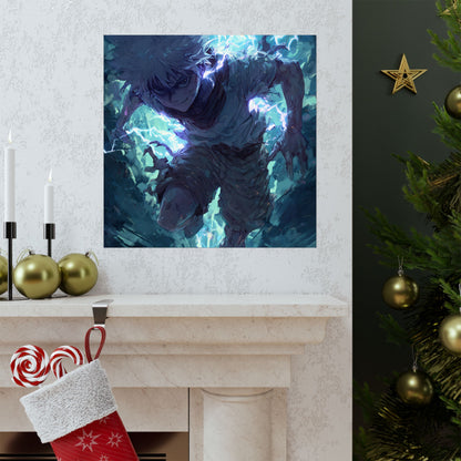 Killua Zoldyck, Hunter X Hunter Anime Matte Vertical Poster Wall Art