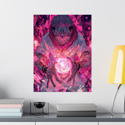 Ryomen Sukuna, Jujutsu Kaisen Anime Matte Vertical Poster Wall Art